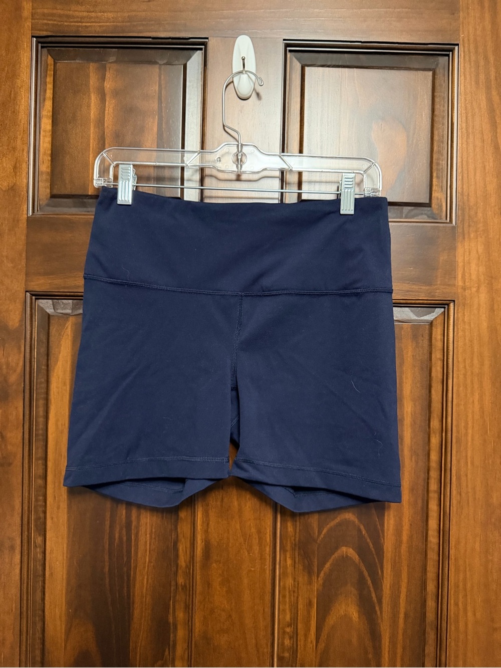 Yogalicious Navy High-Waist Bike Shorts